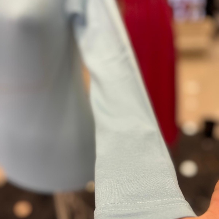 ENSAR GİYİM KADIN UZUN KOLLU SIFIR YAKA PENYE BODY