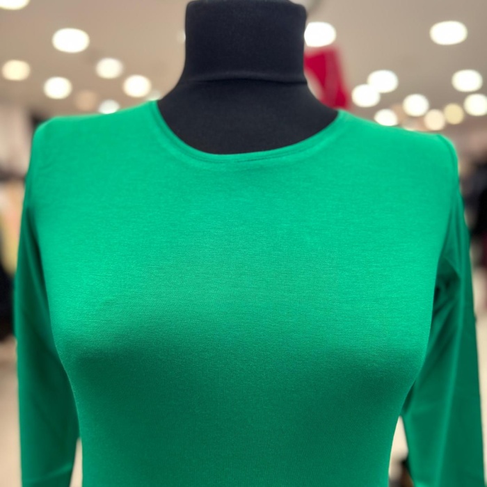 ENSAR GİYİM KADIN UZUN KOLLU SIFIR YAKA PENYE BODY