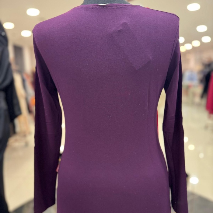 ENSAR GİYİM KADIN UZUN KOLLU SIFIR YAKA PENYE BODY