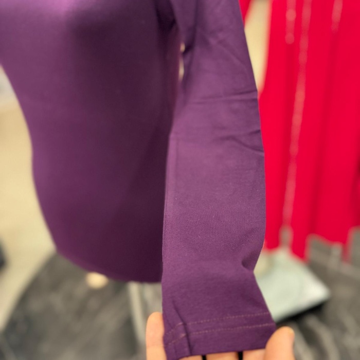 ENSAR GİYİM KADIN UZUN KOLLU SIFIR YAKA PENYE BODY