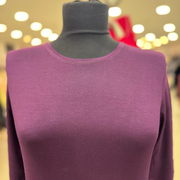 ENSAR GİYİM KADIN UZUN KOLLU SIFIR YAKA PENYE BODY