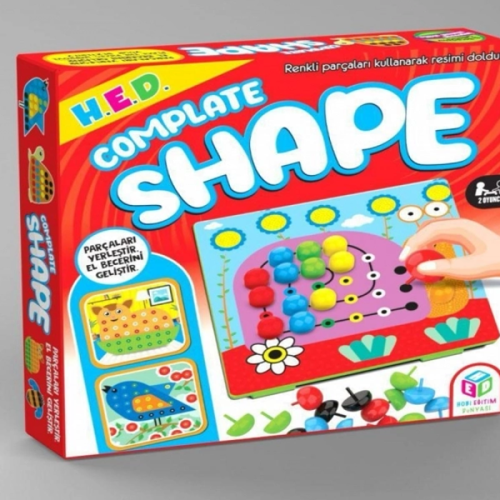 Complate Shape Renklerle Zekanı Konuşturma Oyunu