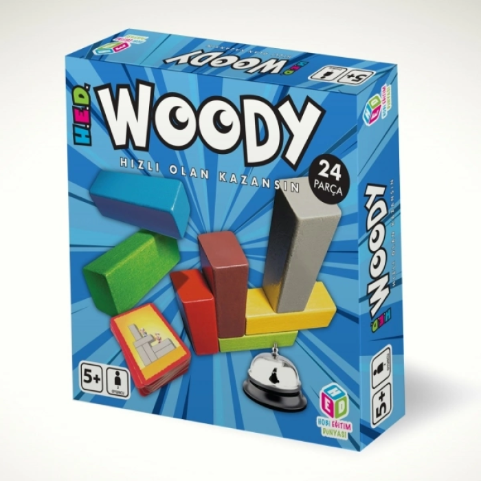 Woody Ahşap 3 Boyutlu Geometrik Zeka Oyunu