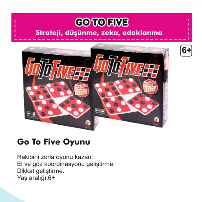 Go To Fıve Strateji, Düşünme, Zeka, Odaklanma Oyunu