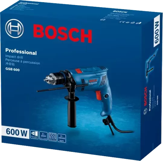 Bosch Professional GSB 600 Darbeli Matkap - 06011A0320