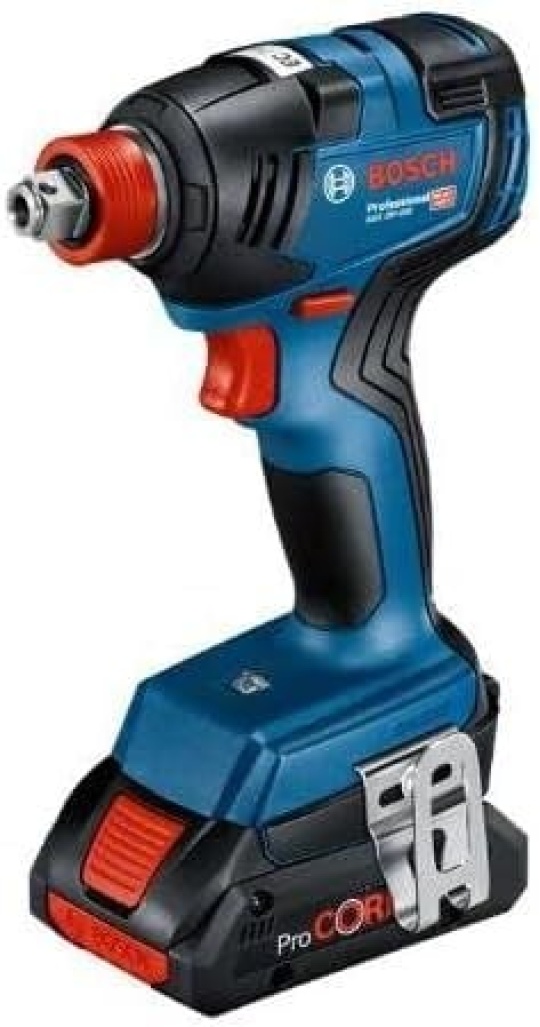 Bosch GDX 18V-200 Somun Sıkma Makinesi + GSR 18V-50 Vidalama Makinesi + 2x4 Ah Akü + GBA 18V-40 Şarj Cihazı + L-Boxx Takım Çantası
