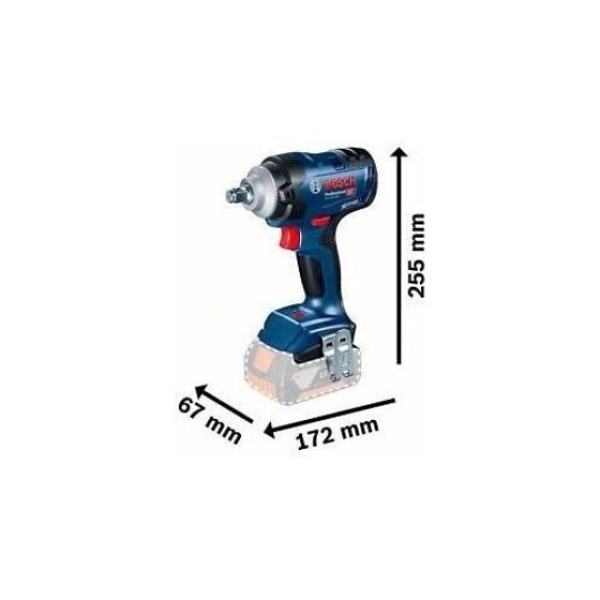 Bosch GDS 18V-400 + GSB 18V-50 Darbeli Somun Sıkma + Vidalama 18V 2 Ah ve 5Ah - 06019K0003