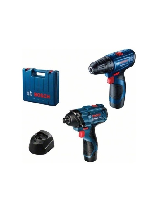 Bosch Professional GSR 120-Lı Akülü Vidalama + GDR 120-Lı Somun Sıkma Makinesi - 06019G8023
