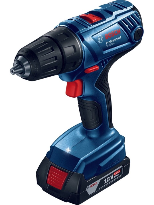 Bosch Professional GSR 180-LI 2 x 2 Ah Akülü Delme Vidalama Makinesi - 06019F8109
