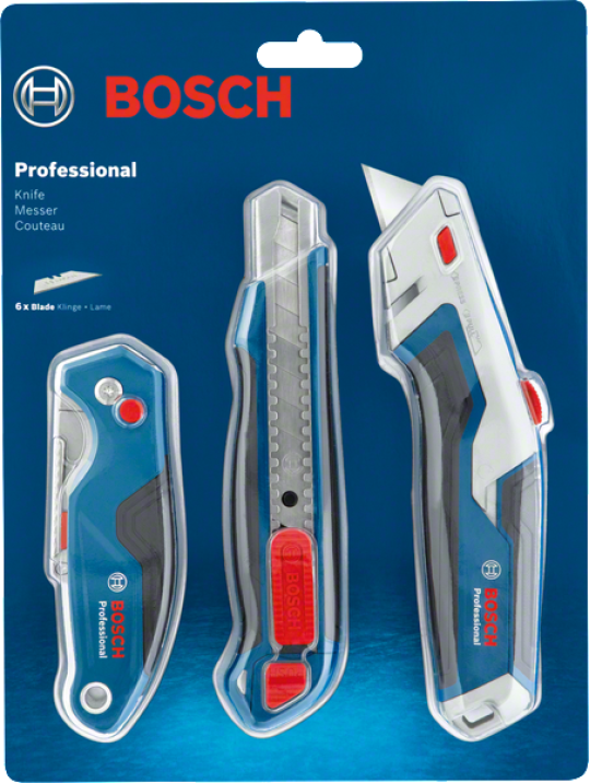 Bosch Profesyonel Maket Bıçağı Seti 3 Parça - 1600A027M4