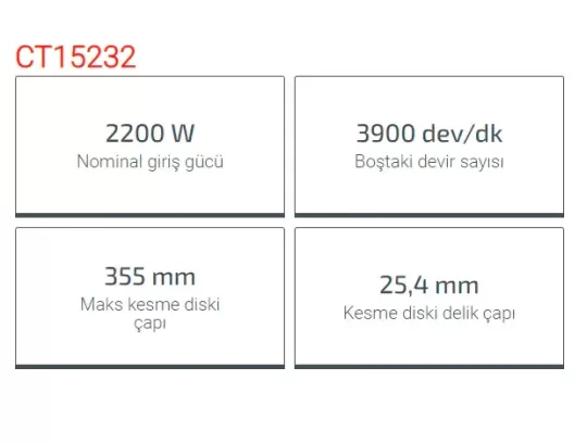 Crown Profil Kesme 2200W Ct15232