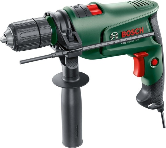 Bosch EasyImpact 600 Darbeli Matkap - 0603133000 + Bosch Yeşil Sırt Çantası