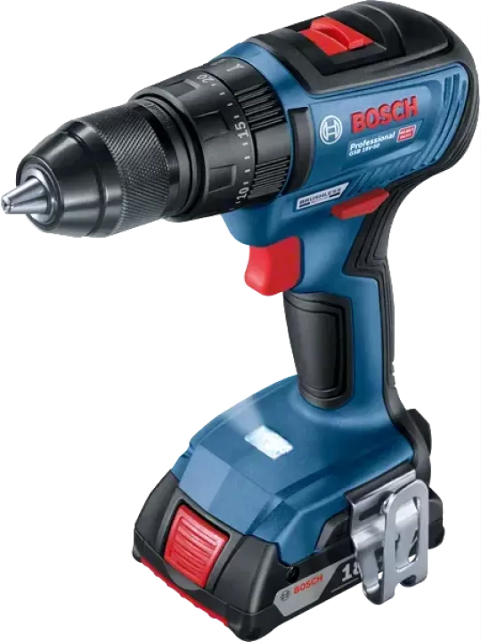 Bosch GSB 18V-50 Üç Akülü 2 Ah + V-Line 103 Parça Tornavida Seti