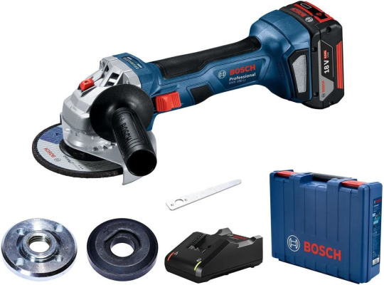 Bosch Professional GWS 180-LI 4.0 Ah Tek Akülü Taşlama Makinesi - 06019H9025