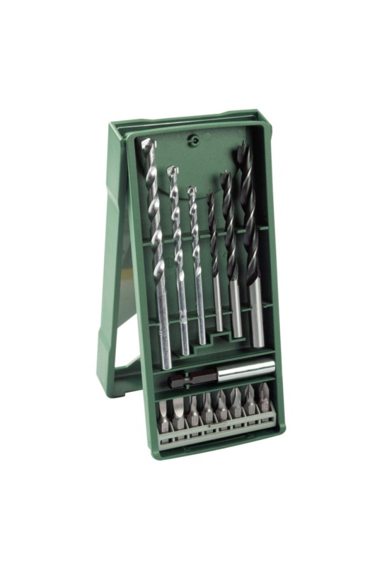 Bosch GSB 13 RE Darbeli Matkap 600 Watt + Bosch X-Line 15 Parça Mini Akseuar Ucu Seti