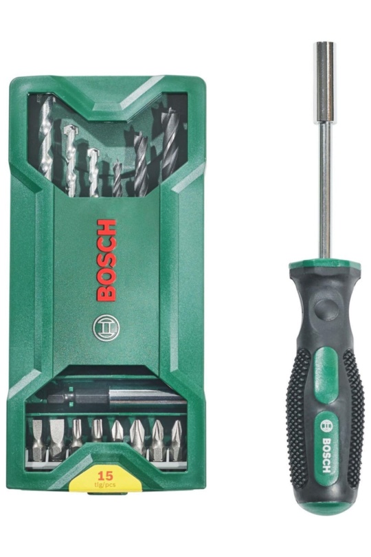 Bosch X-line 15+1 Parça Mini Aksesuar Seti - 2607017654