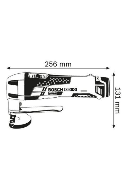 Bosch Professional GSC 12V-13 2 Ah Çift Akülü Sac Kesme Makinesi - L-boxx Çantalı 0601926108