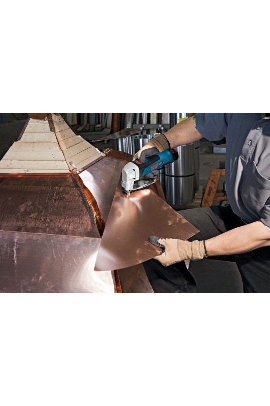 Bosch Professional GSC 12V-13 2 Ah Çift Akülü Sac Kesme Makinesi - L-boxx Çantalı 0601926108