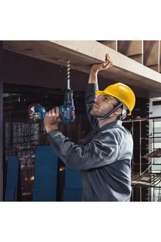 Bosch Professional GSB 185-Li 2.0 Ah Tek Akülü Kömürsüz Motor Darbeli Matkap + 23 Parça Aksesuar Set - 06019K3102 + Bosch Professional 43 Parça Vidalama Ucu Seti -2607017164