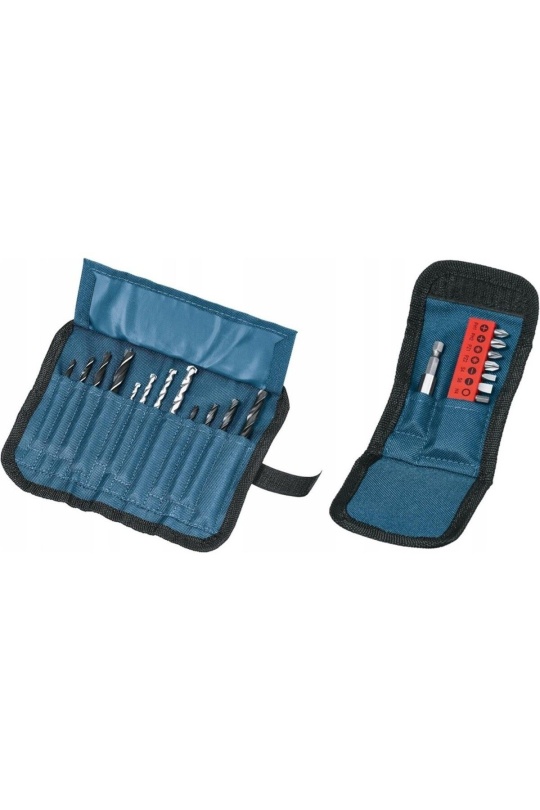 Bosch Professional GSB 185-Li 2.0 Ah Tek Akülü Kömürsüz Motor Darbeli Matkap + 23 Parça Aksesuar Set - 06019K3102