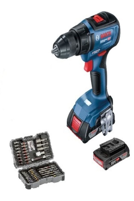 Bosch Professional GSB 18V-50 Profesyonel Akülü Vidalama + 43 Parça Set