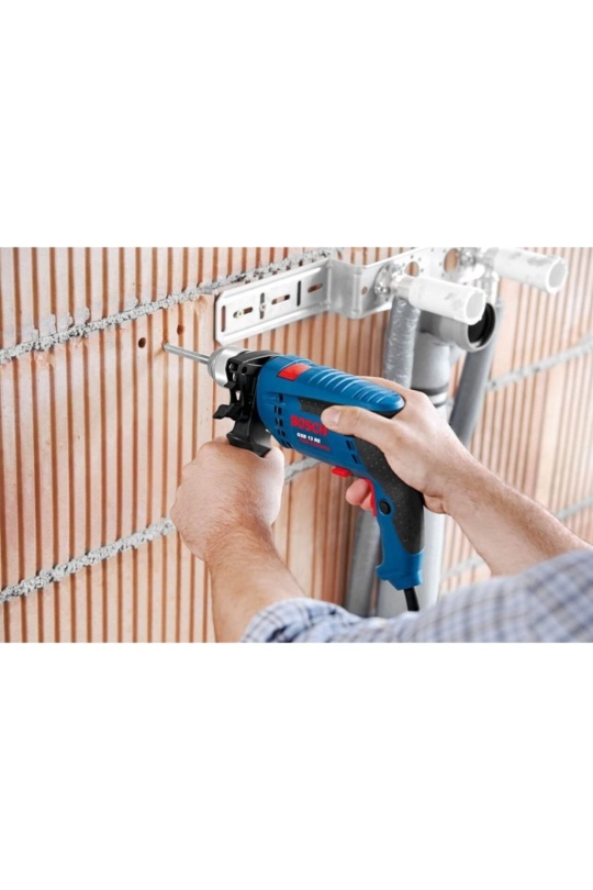 Bosch Professional GSB 13 RE Darbeli Matkap - 0601217100 + Bosch V-Line Matkap & Vidalama Karışık Aksesuar Seti 103 Parça - 2607017367