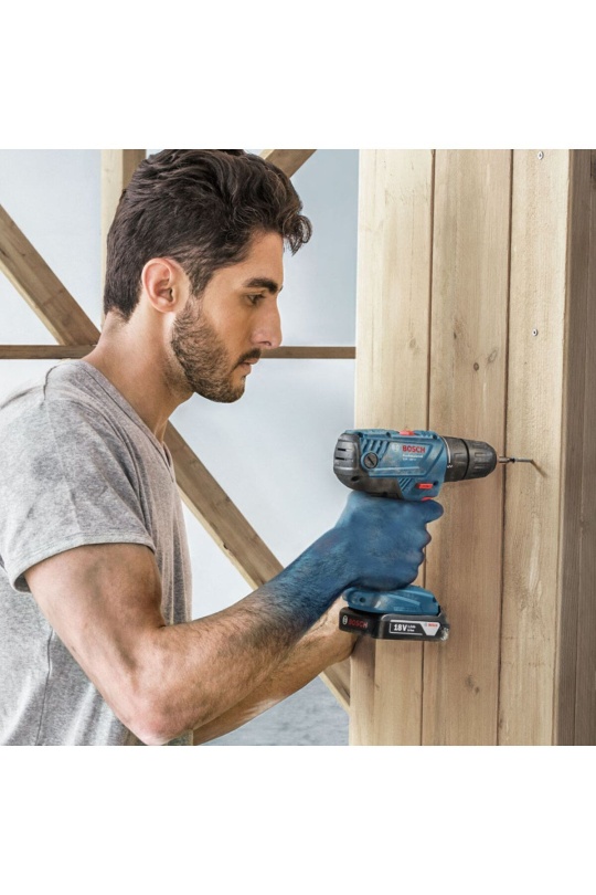 Bosch Professional GSB 185-LI 2 x 2.0Ah Çift Akülü Darbeli Matkap - 06019K3100 + Bosch V-Line Matkap & Vidalama Karışık Aksesuar Seti 103 Parça - 2607017367