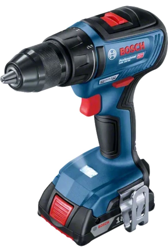 Bosch Professional GSR 18V-50 Profesyonel Akülü Vidalama + Bosch V-Line Matkap & Vidalama Karışık Aksesuar Seti 103 Parça - 2607017367