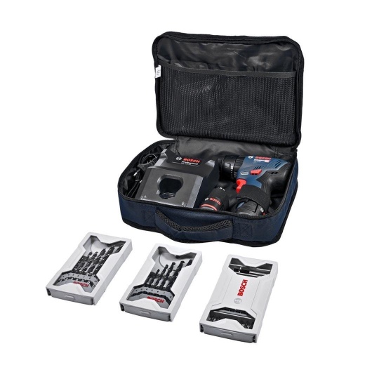 Bosch GSR 12V-30 + 39Parça Vidalama Seti Akülü Delme Vidalama Makinesi 06019G9001