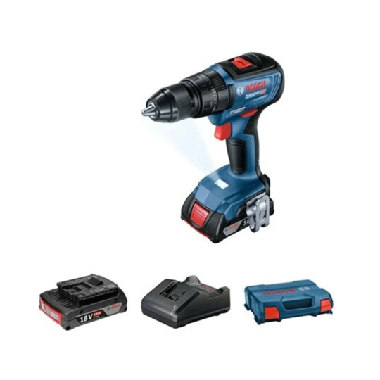 Bosch Professional GSB 18V-50 Akülü 2x5.0Ah Çift Akülü Darbeli Delme Vidalama Makinesi