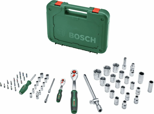 Bosch 1/4 ve 1/2 Cırcırlı Somun Sıkma Seti 56 Parça - 1600A02Z9G