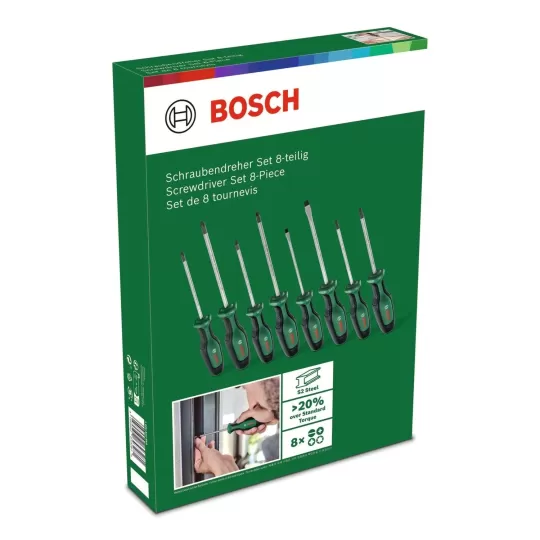 Bosch Home and Garden Tornavida Seti 8 Parça - 1600A02BX8