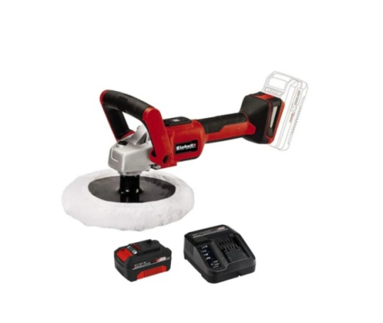 Einhell CE-CP 18/180 Li E-Tek Akülü 2.5 Ah Kömürsüz Akülü Polisaj ve Zımpara Makinesi