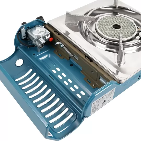 Orcamp Tekli Portatif Ocak Gaz Stop Emniyetli Mavi