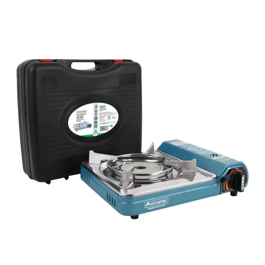 Orcamp Tekli Portatif Ocak Gaz Stop Emniyetli Mavi