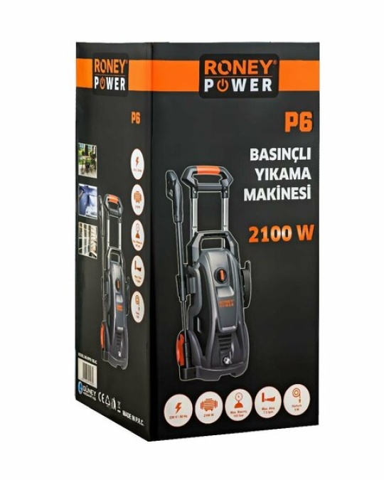 Roney Power P6 165 Bar Basınçlı Yıkama Makinesi 1800 W