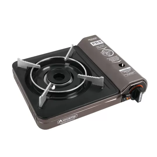 Orcamp Tekli Portatif Ocak Gaz Stop Emniyetli Gri