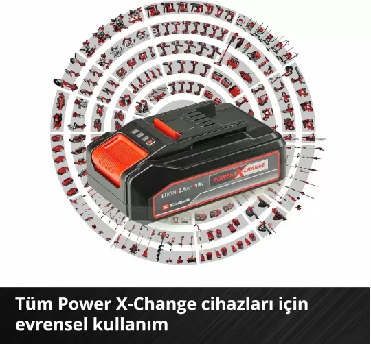 Einhell 18V 2.5Ah PXC Starter Kit 1x2.5 Ah Akü + Şarj Cihazı – 4512097