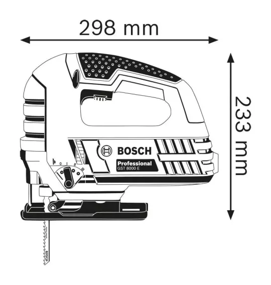 Bosch Professional GST 8000 E Dekupaj Testere - 060158H000