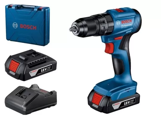 Bosch Professional GSB 185-LI 2 x 2.0Ah Çift Akülü Darbeli Matkap - 06019K3100