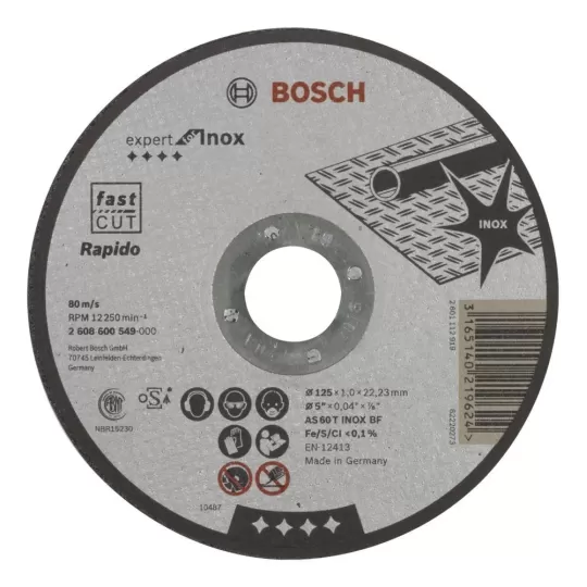 Bosch 125*1 Inox Kesici Expert 2608600549