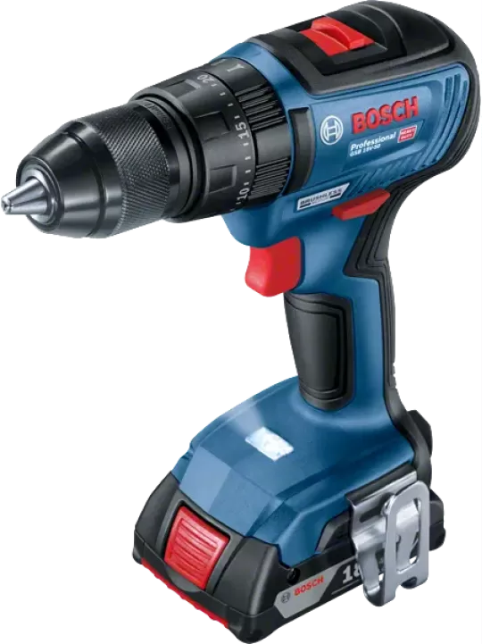 Bosch Professional Gsb 18v-50 2 Ah 18V Üç Akülü Darbeli Vidalama - 06019h5100