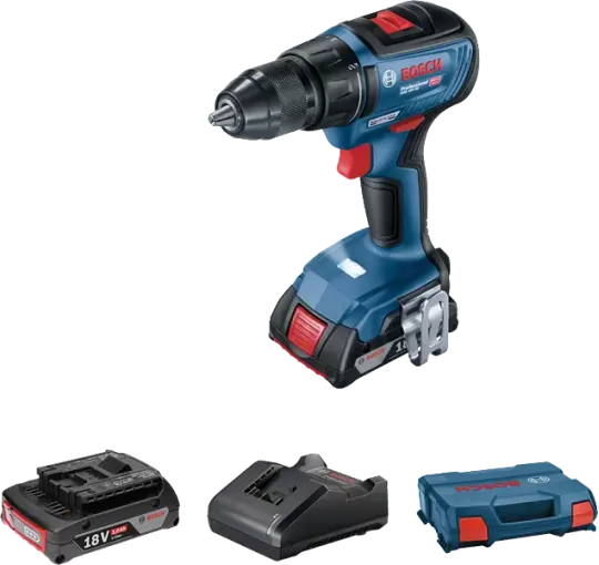 Bosch Professional GSR 18v-50 2ah 18V Çift Akülü Delme Vidalama - 06019h5000