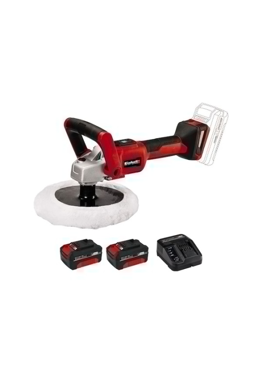 Einhell CE-CP 18/180 Li E-Çift Akülü 4 Ah Kömürsüz Akülü Polisaj ve Zımpara Makinesi