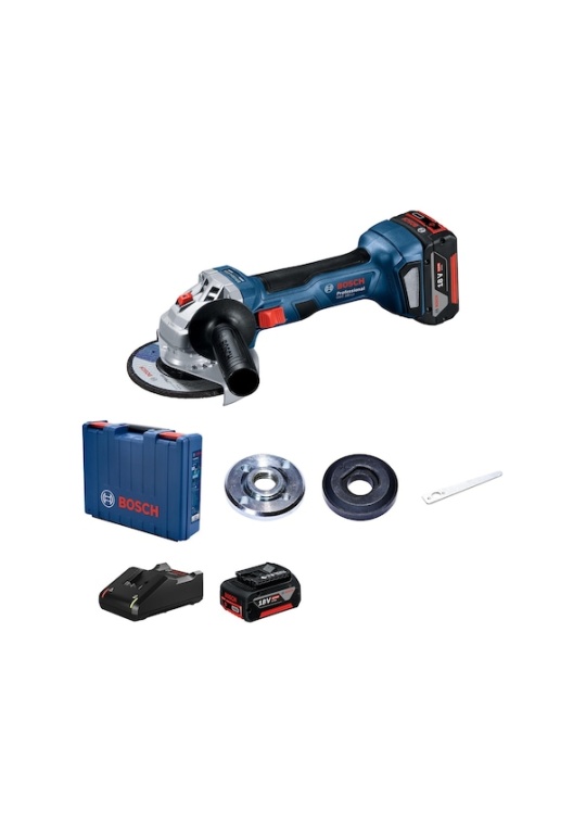 Bosch Professional GWS 180-LI 2x4ah Çift Akülü Taşlama Makinesi - 06019H9021