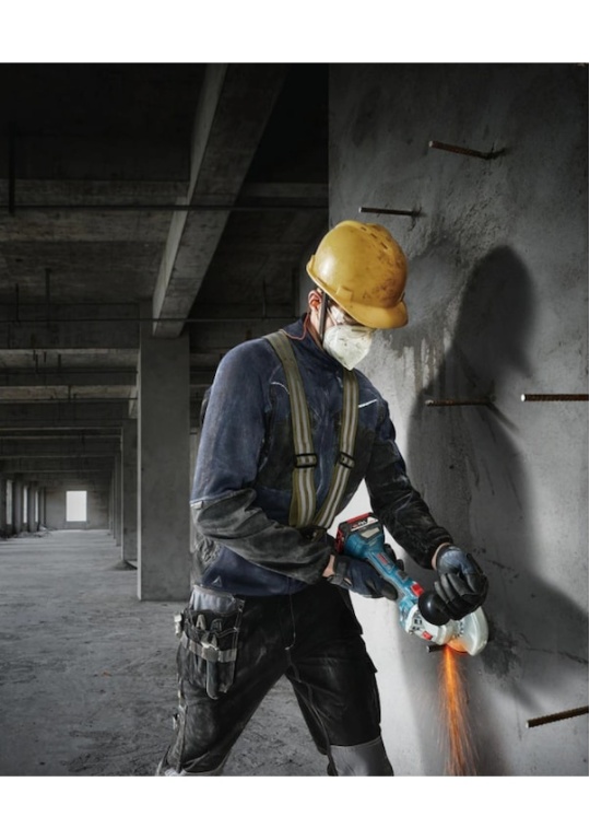 Bosch Professional GWS 180-LI 2x4ah Çift Akülü Taşlama Makinesi - 06019H9021