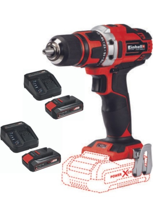 Einhell TE-CD 18/40 Li 2x2.5 Ah Starter Kit Akülü Vidalama Makinesi