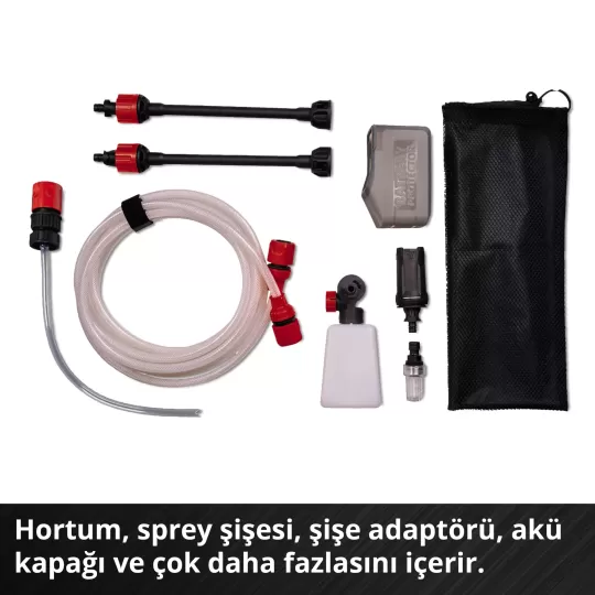 Einhell HYPRESSO 18/24-1, Akülü Yüksek Basınçlı Yıkama Makinası 18V  2 x 4 Ah + Şarj Cihazı