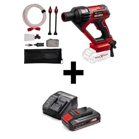 Einhell HYPRESSO 18/24-1, Akülü Yüksek Basınçlı Yıkama Makinası 18V 1 x 2.5 Ah + Şarj Cihazı