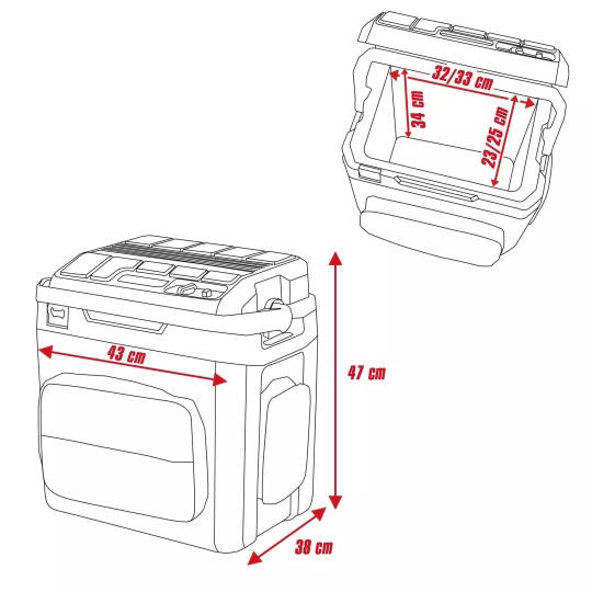 Einhell TE-COL 18/27 Li Akülü Oto Buzluk Çift Akülü 4 Ah + Şarj Cihazlı